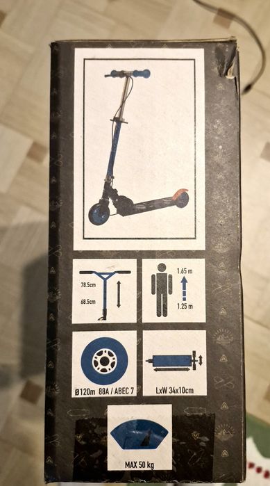 Trotineta Firefly A 120 - Intersport- pliabila cu frana pe ghidon