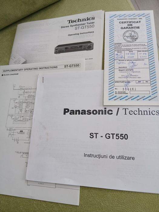 Technics st gt550/Tuner