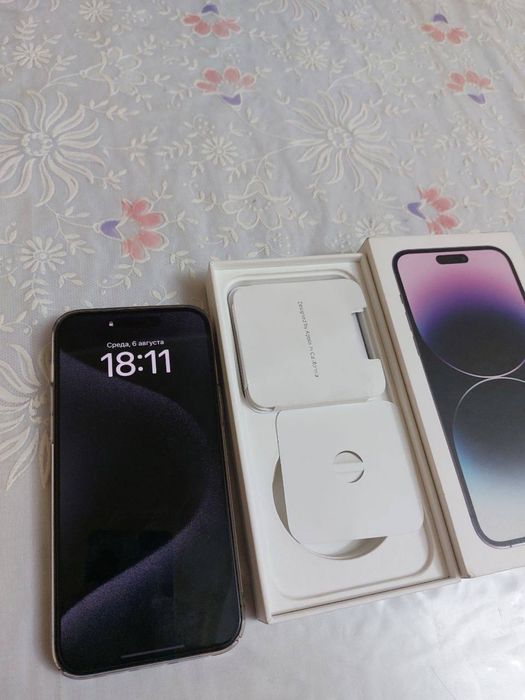 14 pro max  256 gb 87 yomks full