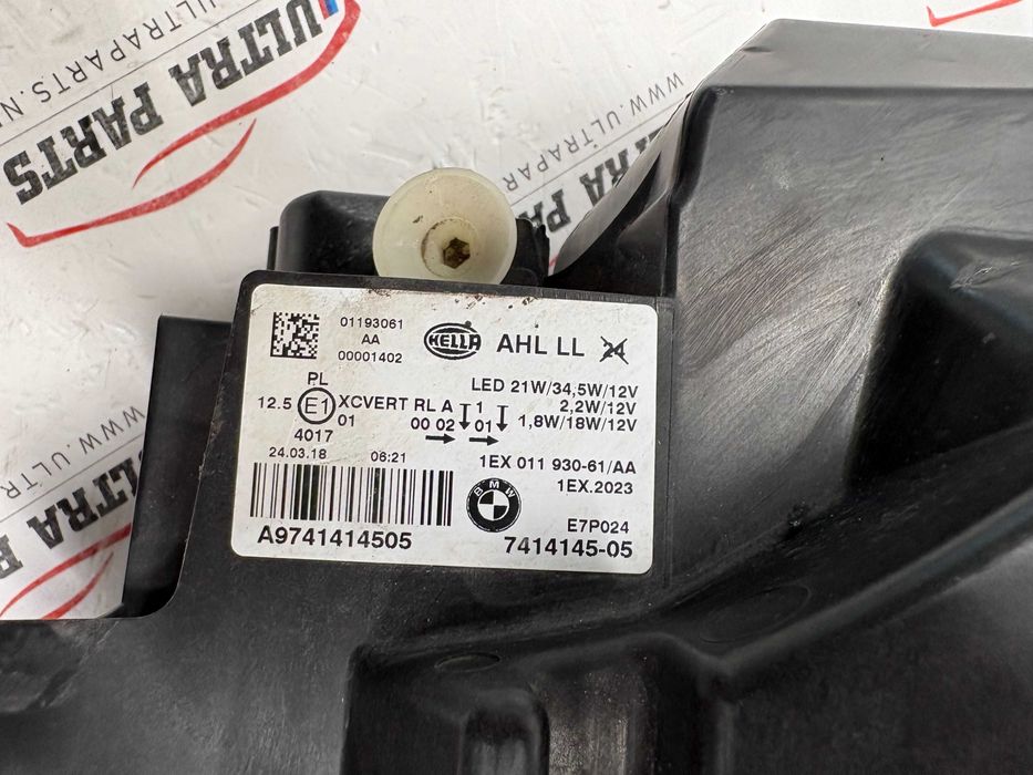 Ляв Фар Адаптив ЛЕД За БМВ 1 Ф20ЛЦИ Ф21ЛЦИ BMW 1er F20LCI F21LCI