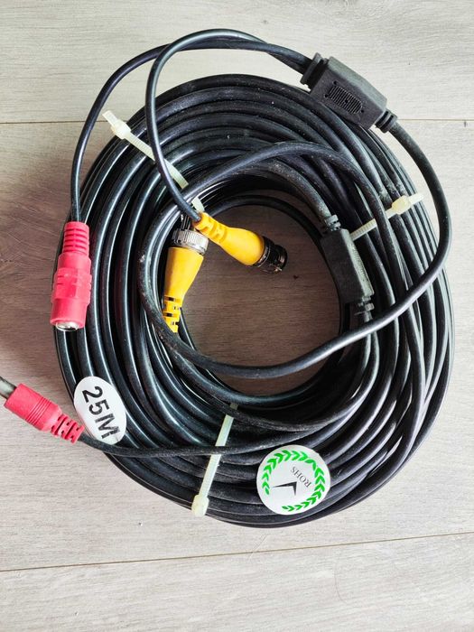 Cablu camere supraveghere Video BNC + 1 Alimentare 25 metri