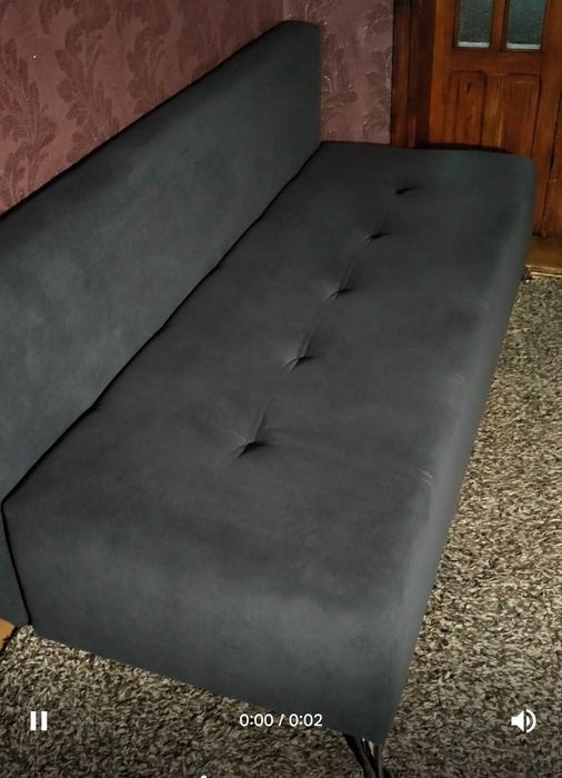 Продам диван в цвете графит