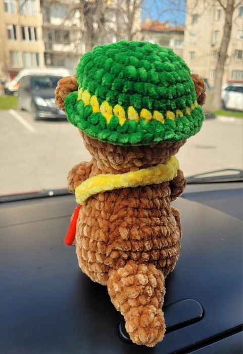 Плетени играчки меченце и панда