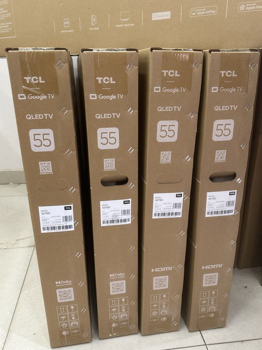 Телевизор TCL 55 T6D QLED 2026 GoogleTv новый модель Доставка Прошивка