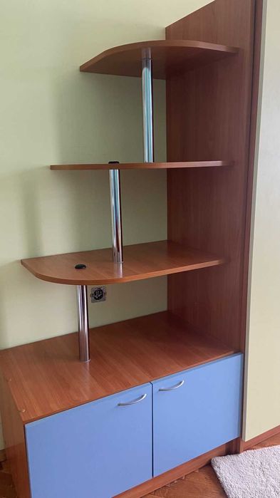 Цялостно обзавеждане за детска - легла, гардероб, етажерки, контейнер