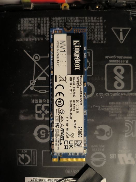 SSD 256GB NVMe M.2