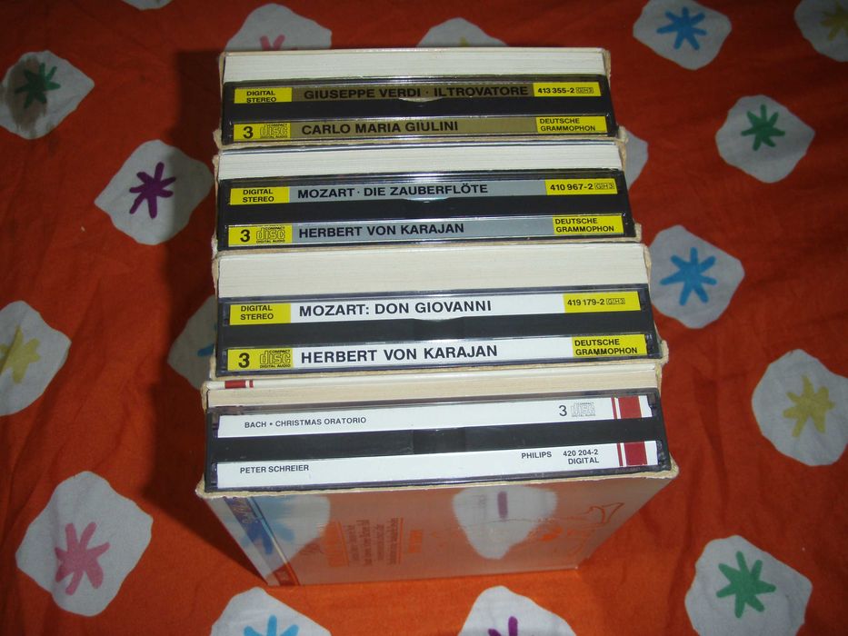 CD audio triple (3 discuri) cu muzica clasica