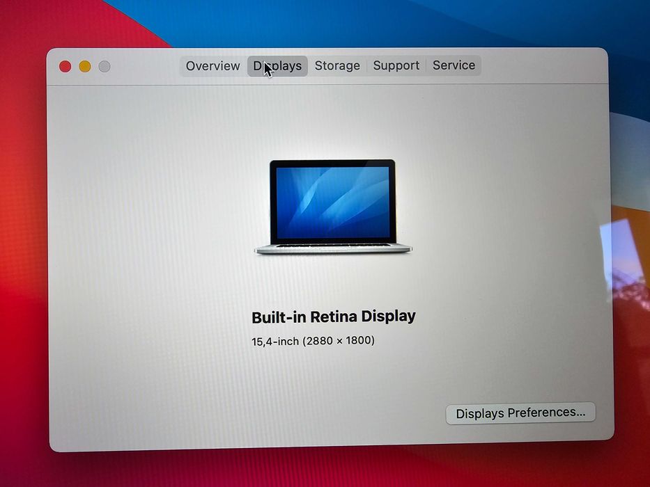 MacBook Pro Retina 15" (Late 2013) | Intel Core i7 2.3GHz / 16GB RAM / 512GB NVMe SSD / Nvidia GT 750M 2GB / 6 часа Батерия / А1398 EMC 2745