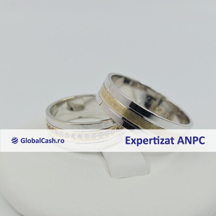 Verighete din aur de 14k, 10.59g | GlobalCash.ro #LU27813