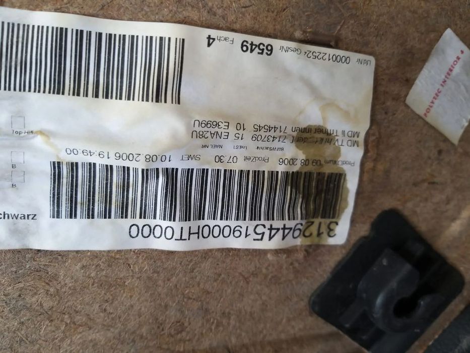 Fata tapiterie usa stanga spate bmw seria 3 e90 714454510