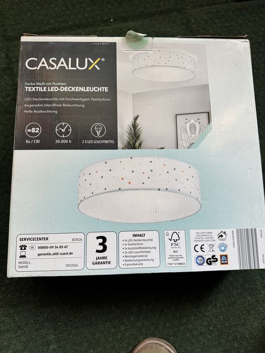 Текстилен полюлей с две крушки