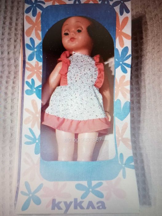 Стара колекционерска кукла - GFR (немска) и българска от 80 те години