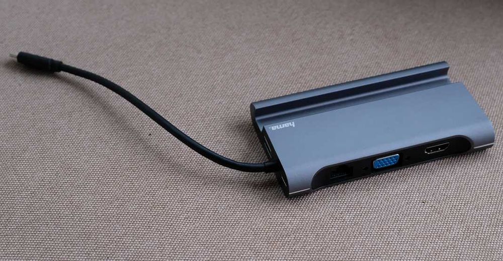Докинг станция Hama Docking Station,  USB-C, HDMI, RJ-45