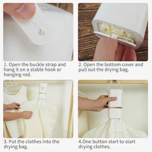 Нова Портативна сушилня дрехи с горещ въздух, 11 000 об/мин за дом път