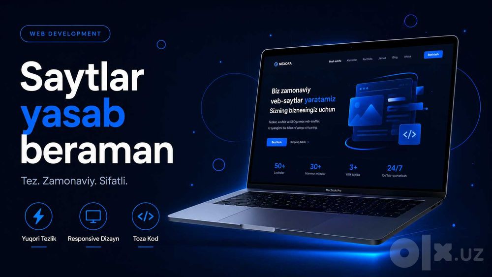 Professional web-sayt yasash xizmati