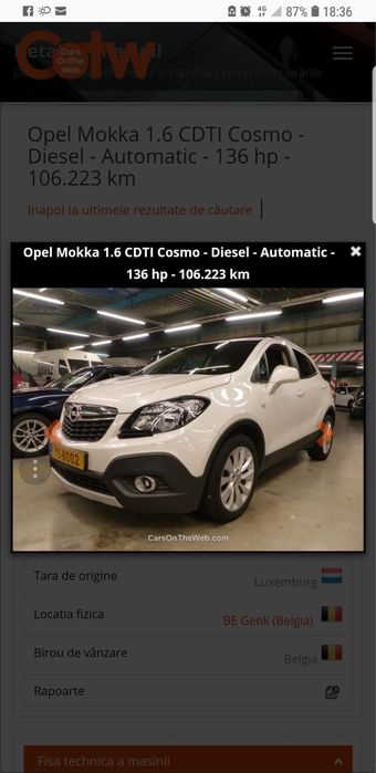 Opel Mokka 2016 automata