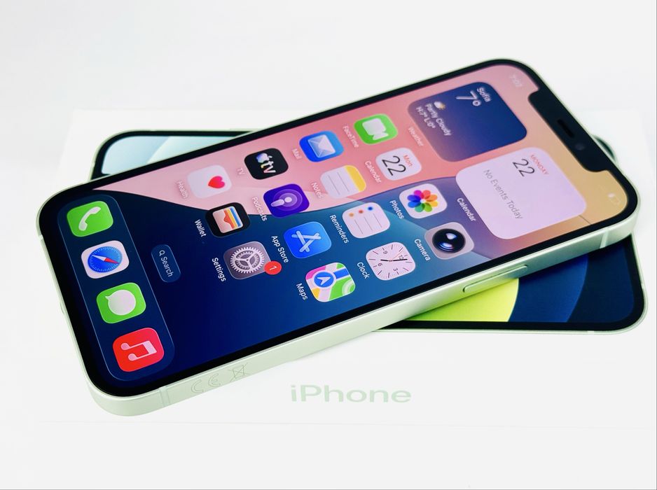 Apple iPhone 12 64GB Green 100% Батерия! Гаранция!