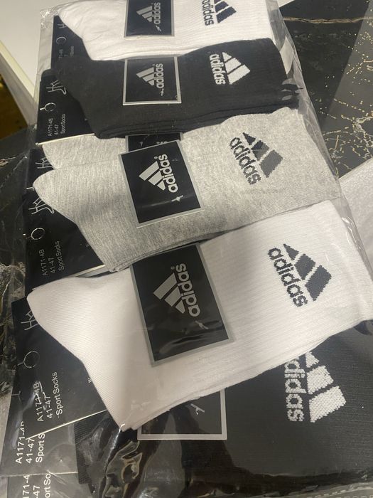 Sosete  ADIDAS barbati 10 parechi 100lei