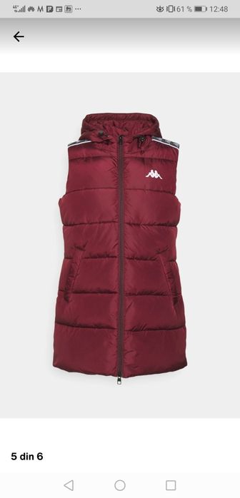 Vestă damă fâș Kappa, nouă, S.