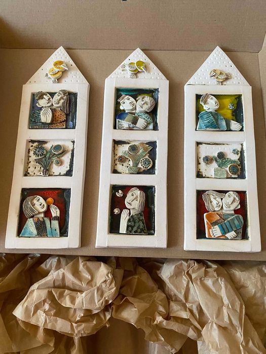 Триптих от керамика за стена