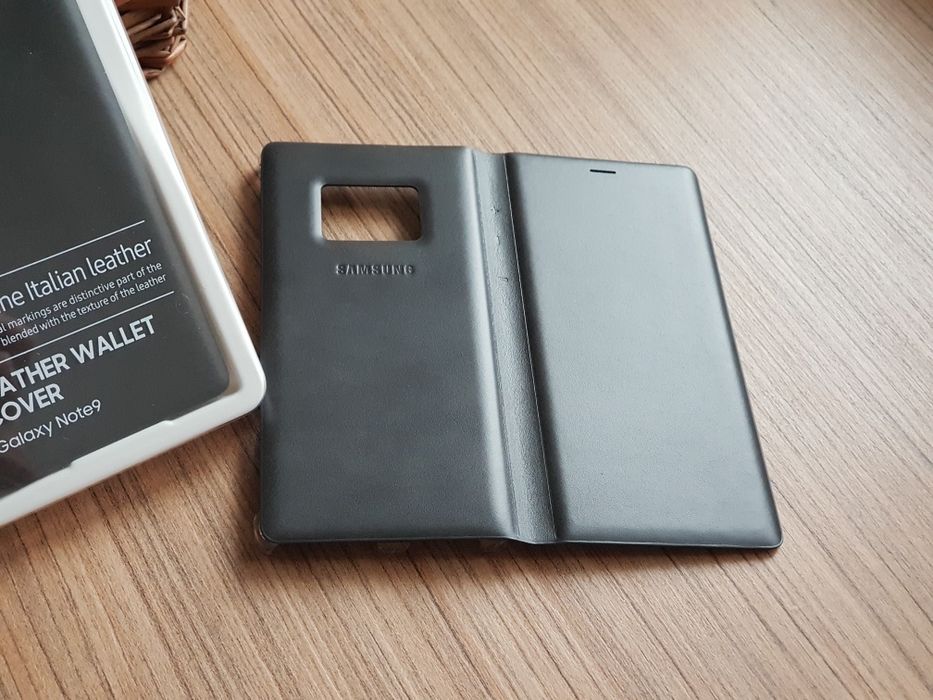 Husa Originala Samsung Galaxy Note 9 Flip cover wallet PIELE NATURALA!