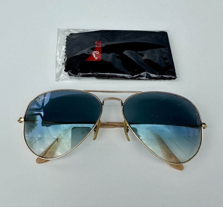 Ray Ban RB3025 Aviator;Made in Italy;сини огледални лещи;размер 58мм