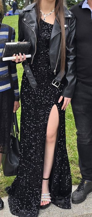 Бална  черна рокля