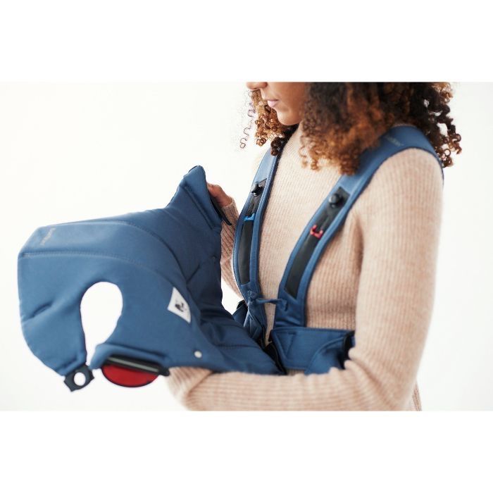 Marsupiu anatomic Mini BabyBjorn, cu pozitii multiple de purt