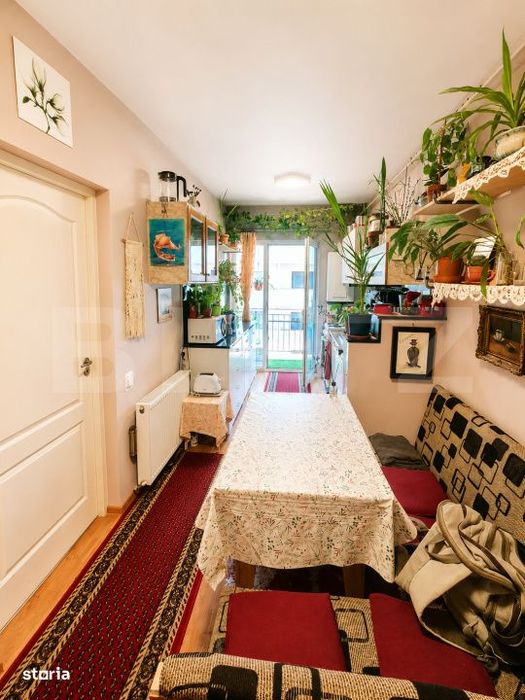 Apartament decomandat, mobilat si utilat, 32,5 mp utili, balcon — fotografia 1