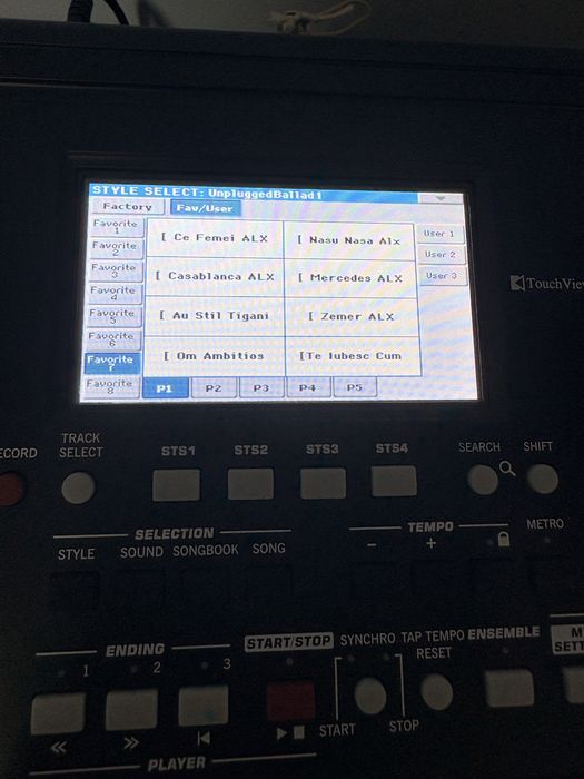 VÂND SET KORG pa300 2024-2025