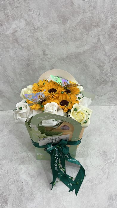 Продам мылные цветочки и мылные букеты