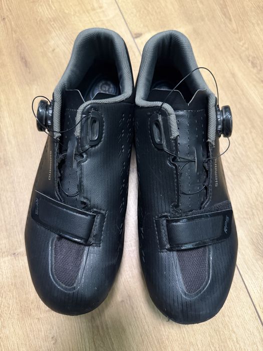 Pantofi ciclism Shimano PR5 marimea 43 talpa carbon placute. LOOK
