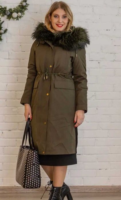 Парка зимняя женская