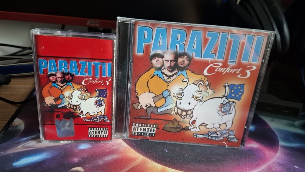Caseta Audio Paraziții - Confort 3 (2005) Originală Hip-Hop