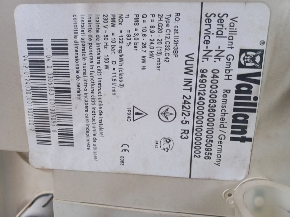 Centrala termica Vaillant VUW INT 242/2-5