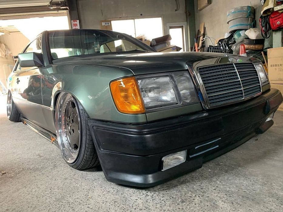W124 AMG Gen 1 передний бампер и сплитер