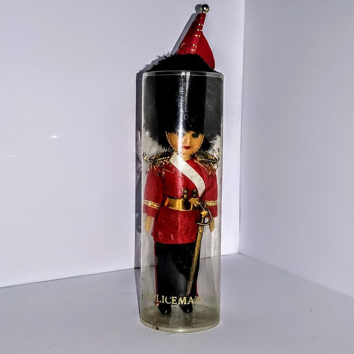 Veche Papusa English Officer Soldat din Garda Regala