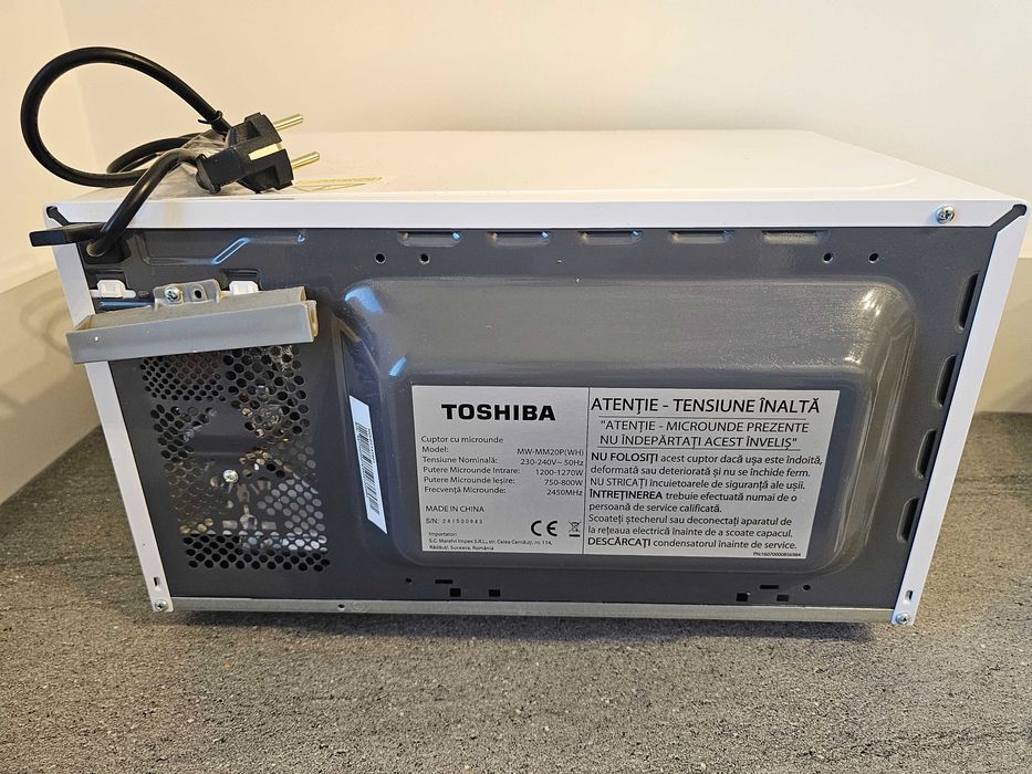 Cuptor cu microunde TOSHIBA MW-MM20P(WH) - Stare excelentă