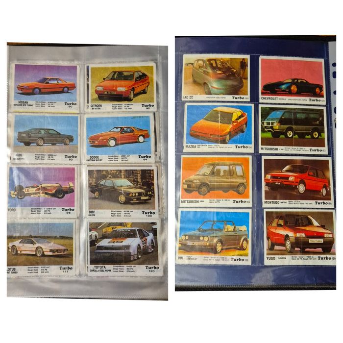 Colecție 102 surprize Turbo + 4 ambalaje