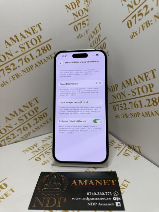 NDP Amanet Braila Iphone 14 Pro(54431)