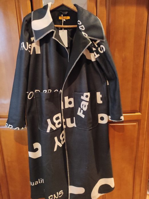 Дамско нестандартно палто 2ХЛ