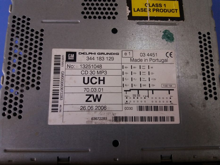 Unitate UCH CD Player Opel Astra H