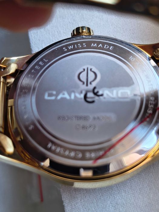 Candino swiss 2 год. гаранция швейцарски часовник кандино сапфир