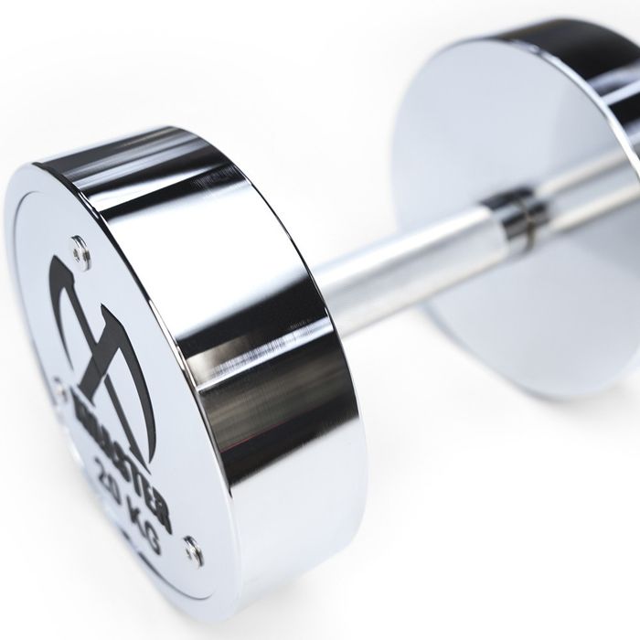 Гантели фиксированные хромированные 2.5 до 50кг