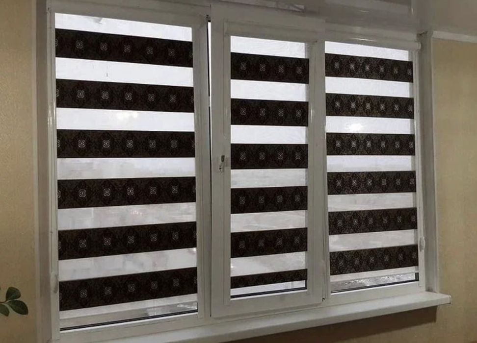 Жалюзи ролл шторы день и ночь