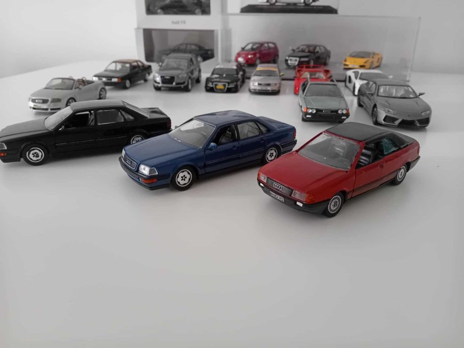 Audi Quattro, A4, V8 1:43 Schabak, Looksmart, Minichamps, Lambo