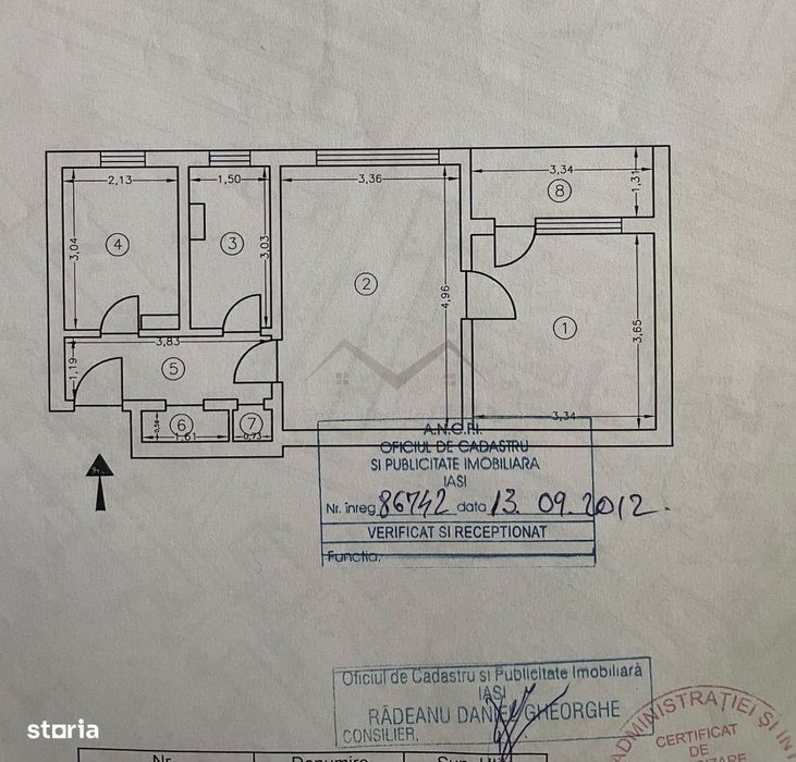 Apartament 2 camere Podu Ros- Bd Tutora