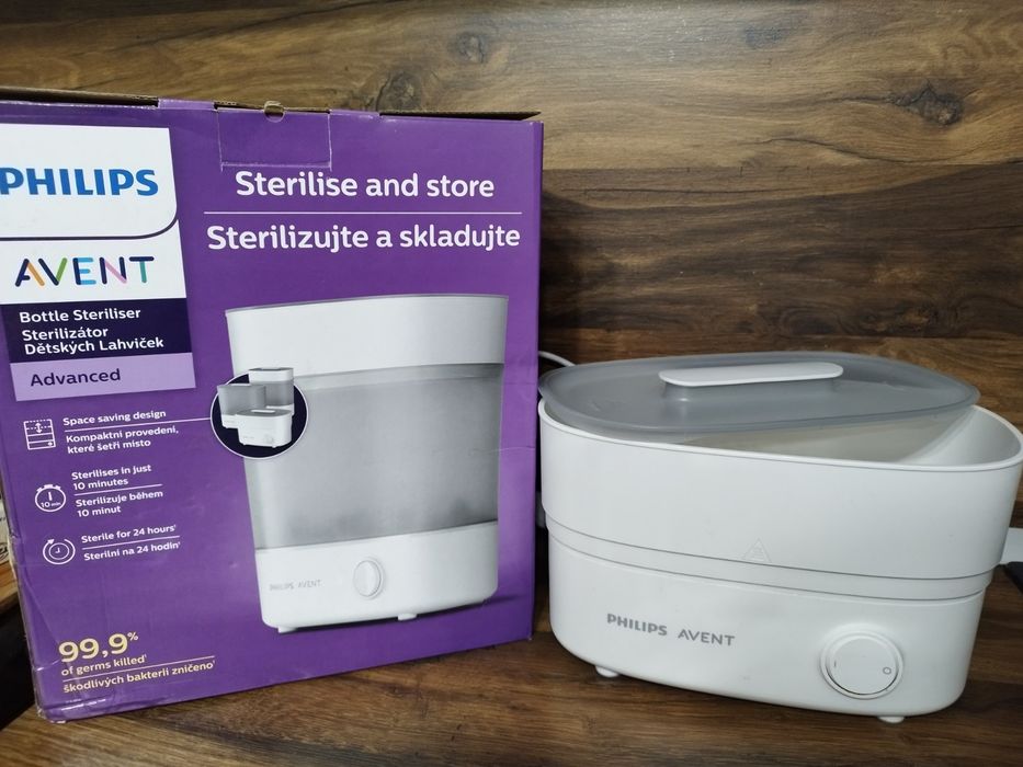 комплект Philips Avent – Стерилизатор Advanced + Подгревател Premium