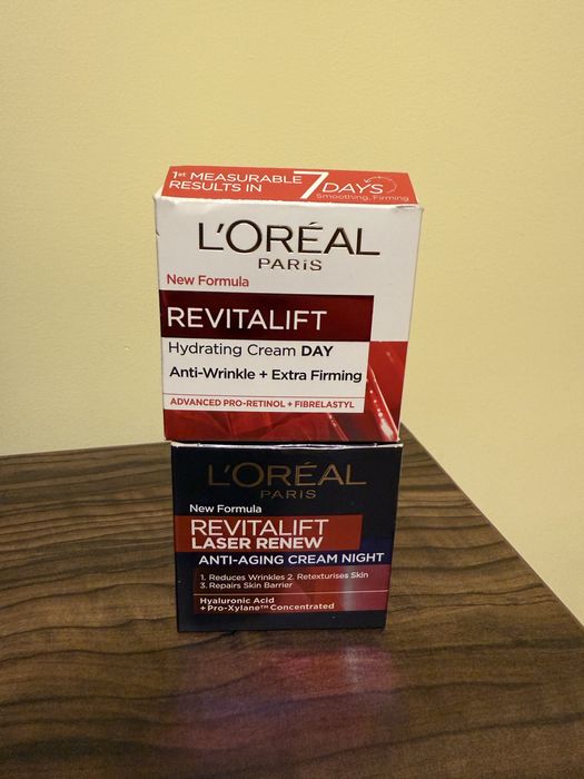 Комплект дневен и нощен крем на Loreal