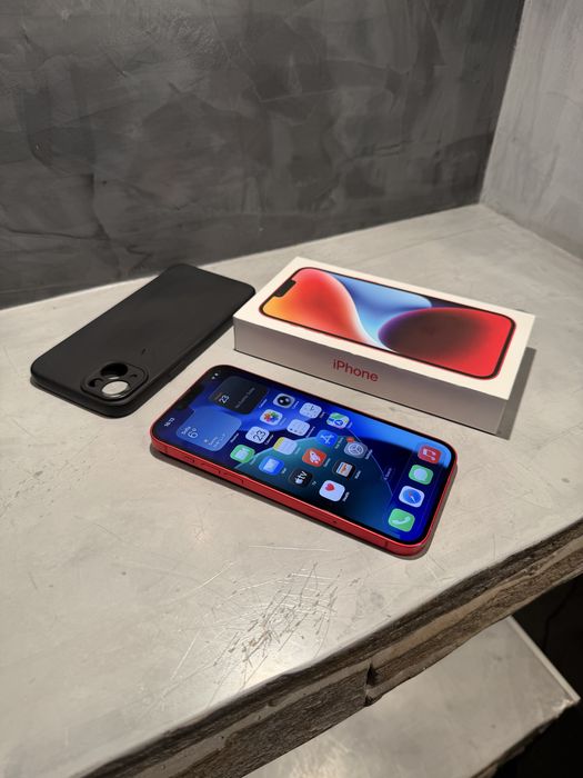КАТО ЧИСТО НОВ Iphone 14 Plus Red + подарък